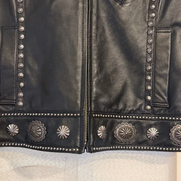 Cripple Creek leather fringe coat 3645 - Picture 4 of 13